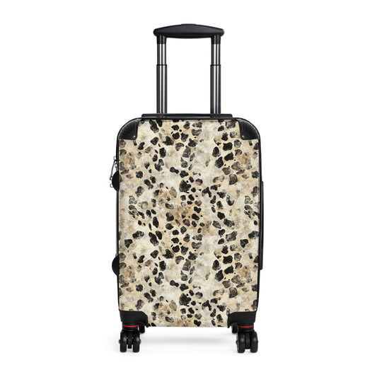 Leopard Print Carry On Suitcase