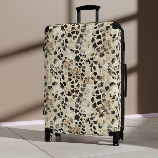 Leopard Print Carry On Suitcase