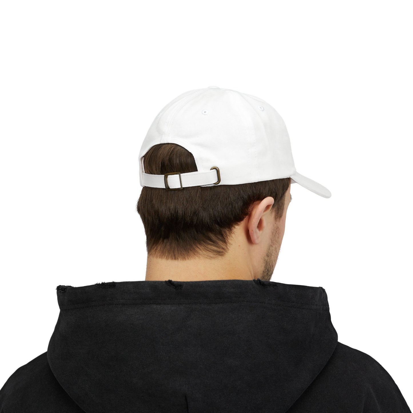 Off The Clock Embroidered Dad Hat - White Aesthetic Casual Baseball Cap