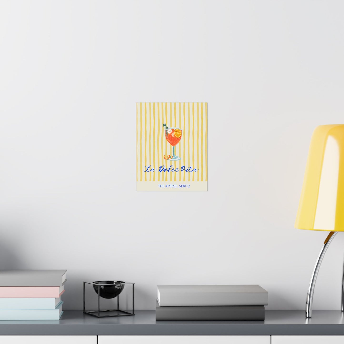 La Dolce Vita Aperol Spritz Matte Wall Art Print