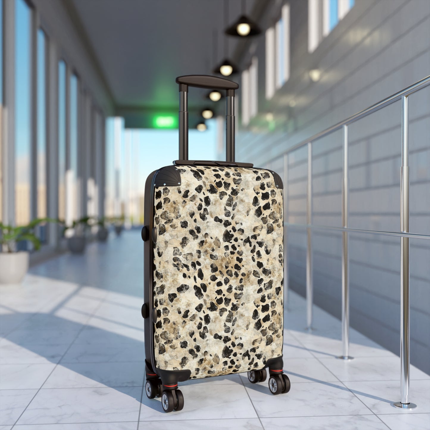 Leopard Print Carry On Suitcase