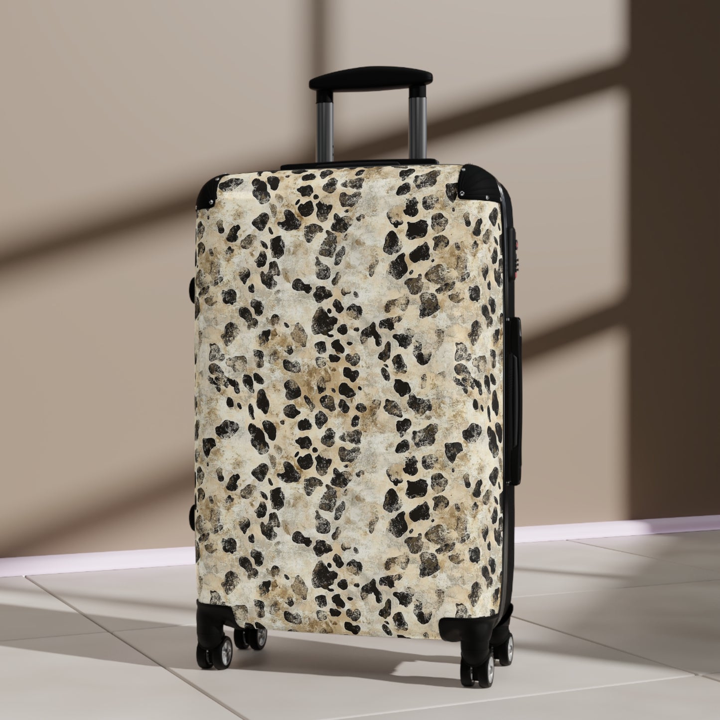 Leopard Print Carry On Suitcase