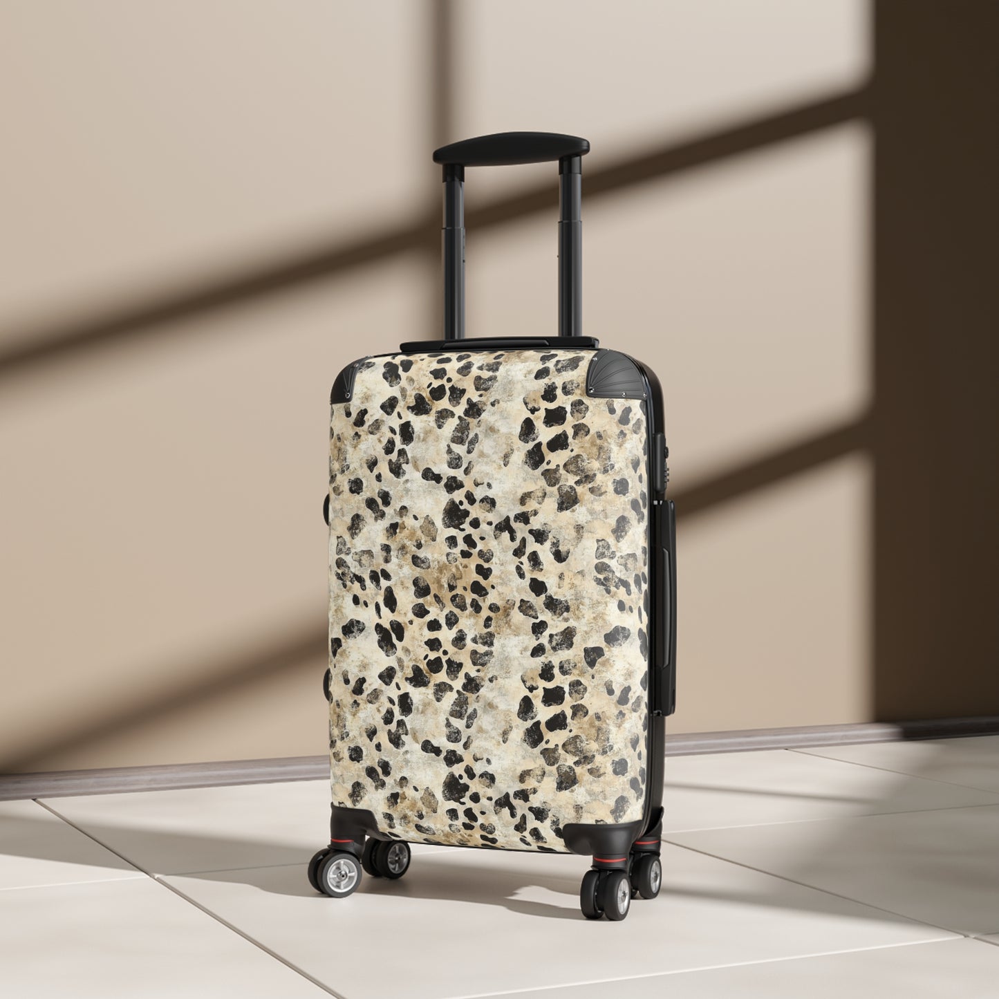 Leopard Print Carry On Suitcase