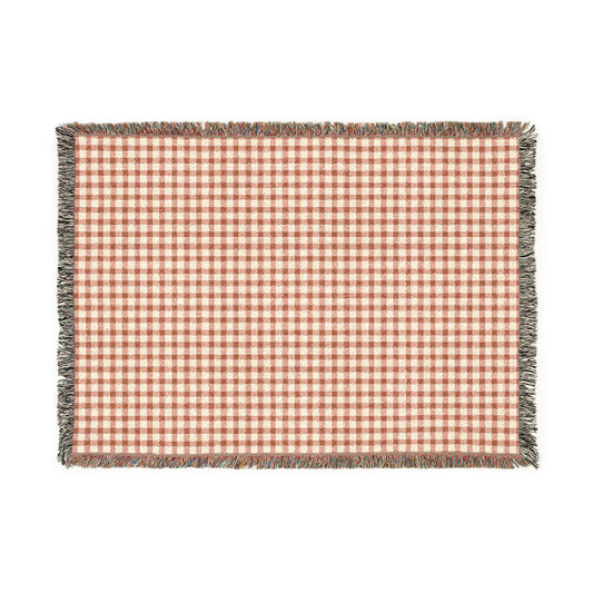 Heritage Plaid Woven Throw Blanket - Ultra-Soft Cozy Fringe Blanket for Couch, Aesthetic Warm Cabin & Autumn Home Decor
