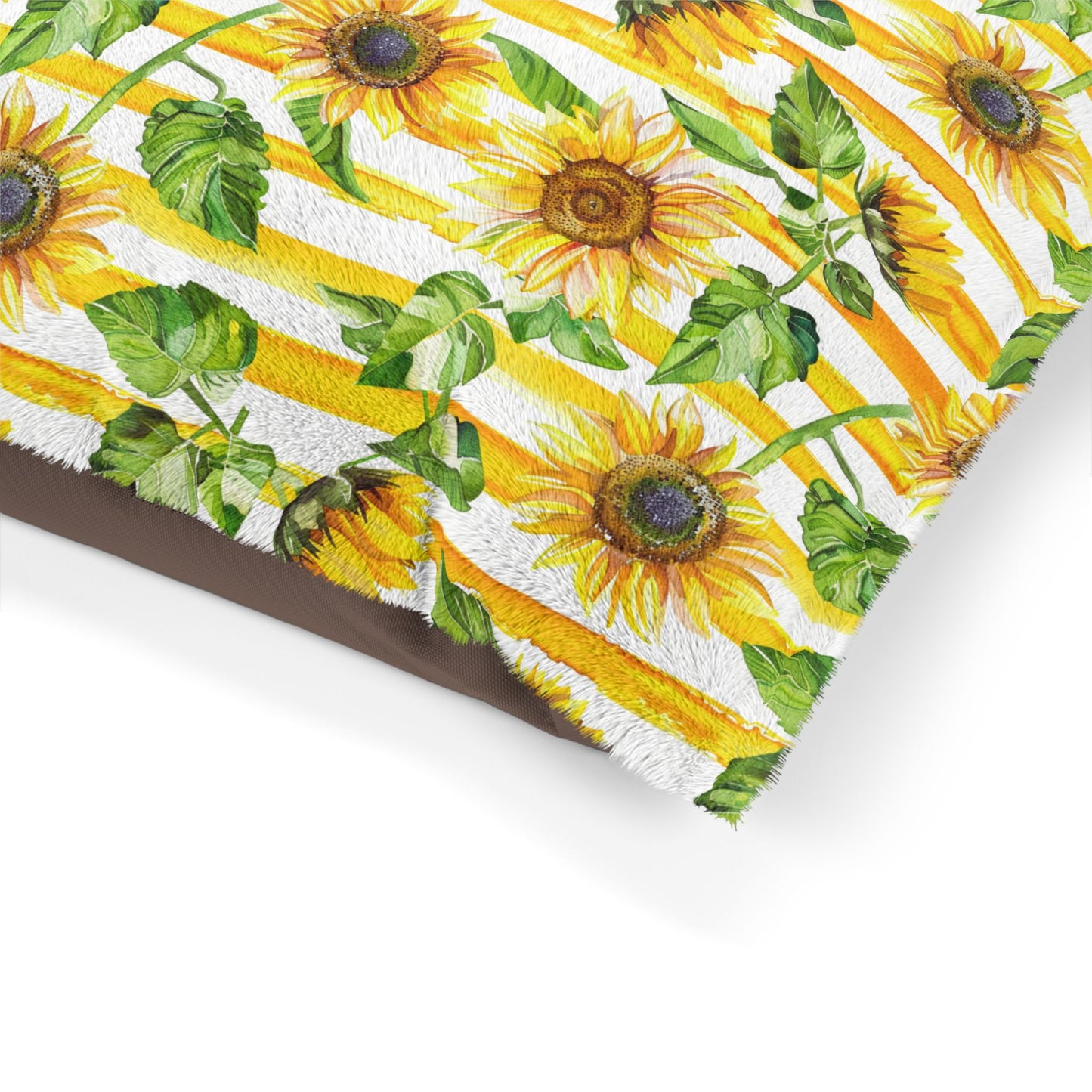 Sunflower Stripe Pet Bed