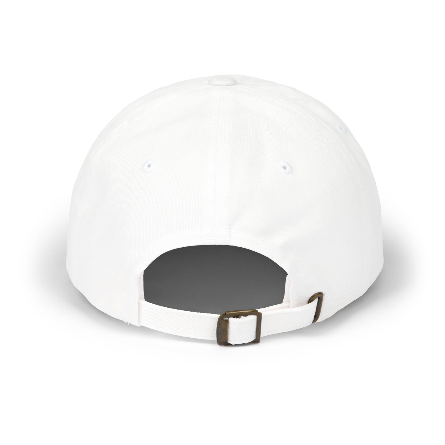 Off The Clock Embroidered Dad Hat - White Aesthetic Casual Baseball Cap