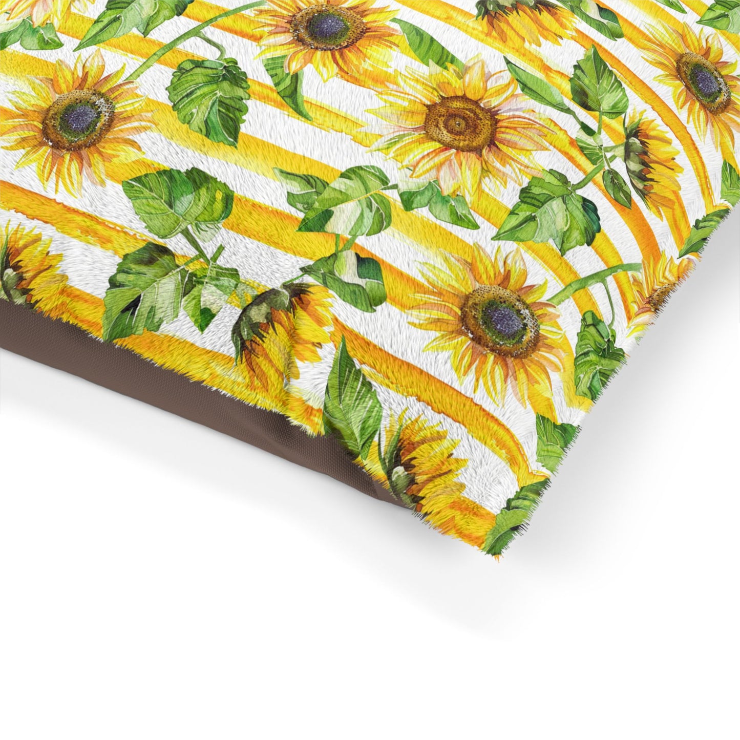Sunflower Stripe Pet Bed
